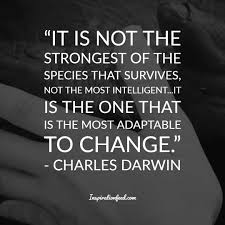Image result for evolution of survival quote